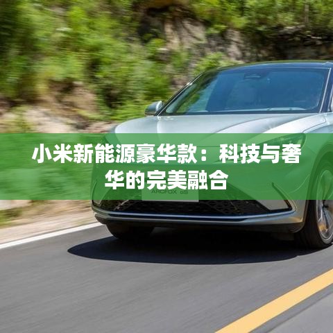 小米新能源豪华款:科技与奢华的完美融合