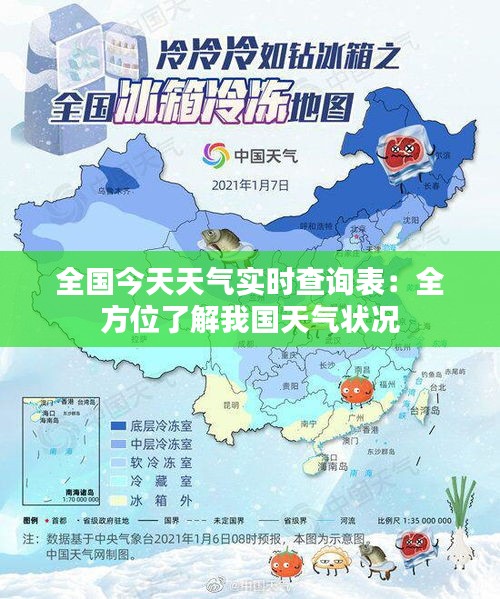 全国今天天气实时查询表:全方位了解我国天气状况