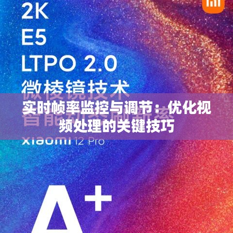 实时帧率监控与调节:优化视频处理的关键技巧