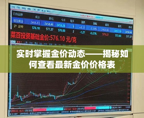 实时掌握金价动态——揭秘如何查看最新金价价格表