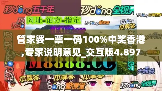 管家婆一票一码100%中奖香港,专家说明意见_交互版4.897