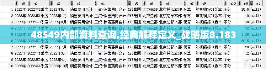 48549内部资料查询,经典解释定义_战略版8.183