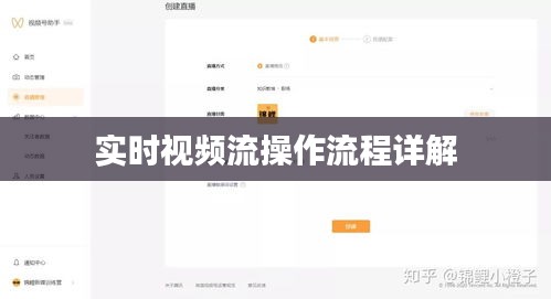 实时视频流操作流程详解
