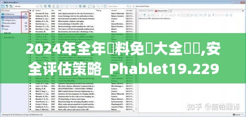 2024年全年資料免費大全優勢,安全评估策略_Phablet19.229