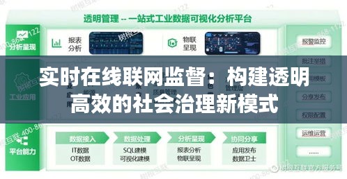 实时在线联网监督:构建透明高效的社会治理新模式