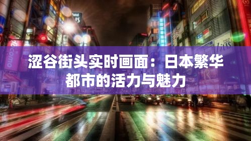 涩谷街头实时画面：日本繁华都市的活力与魅力