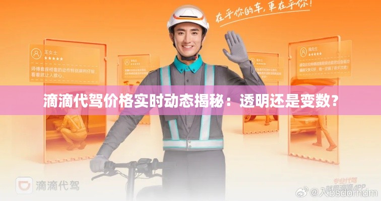 滴滴代驾价格实时动态揭秘:透明还是变数?