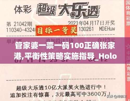 管家婆一票一码100正确张家港,平衡性策略实施指导_Holo7.428