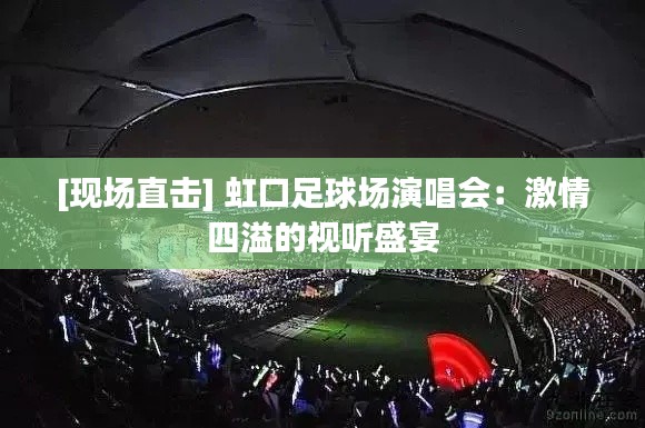 [现场直击] 虹口足球场演唱会：激情四溢的视听盛宴