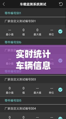 实时统计车辆信息查询表：智能交通管理的得力助手