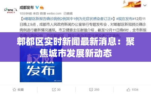 郫都区实时新闻最新消息：聚焦城市发展新动态