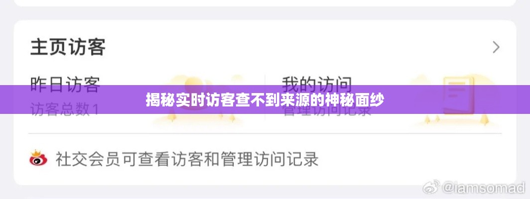 揭秘实时访客查不到来源的神秘面纱