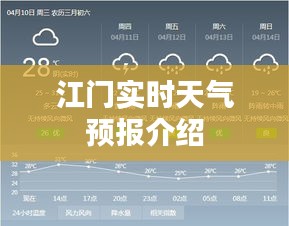 江门实时天气预报介绍