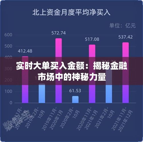 实时大单买入金额:揭秘金融市场中的神秘力量