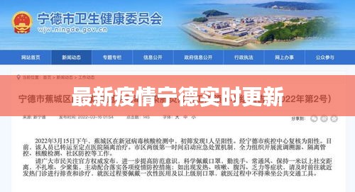 最新疫情宁德实时更新