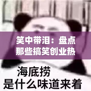 笑中带泪:盘点那些搞笑创业热门事件