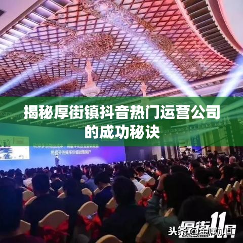 揭秘厚街镇抖音热门运营公司的成功秘诀
