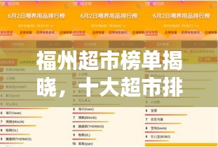 福州超市榜单揭晓，十大超市排名榜单！