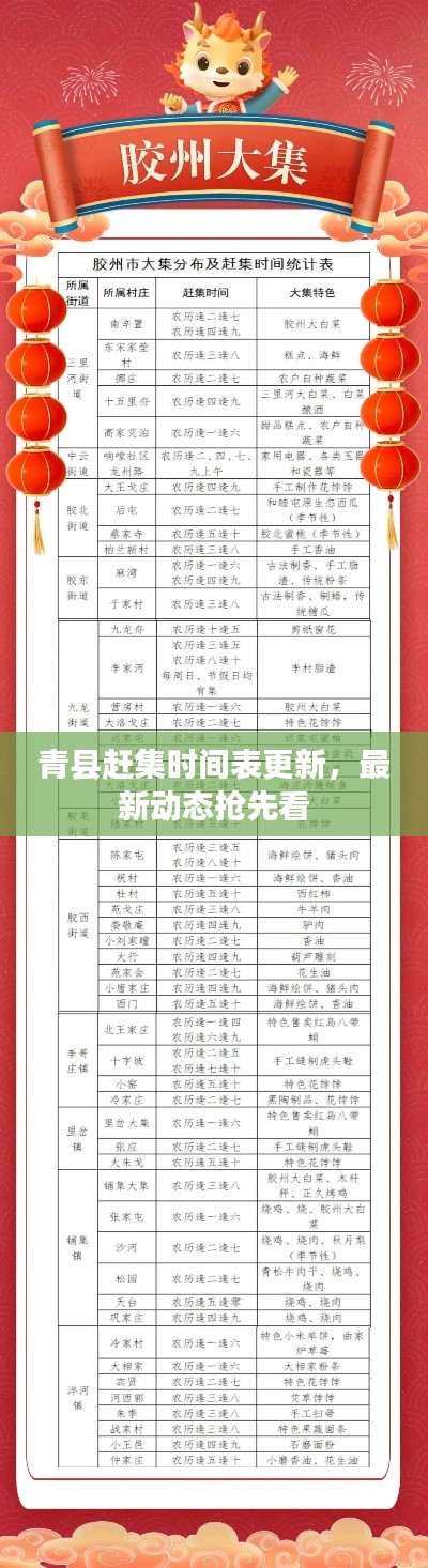 青县赶集时间表更新，最新动态抢先看