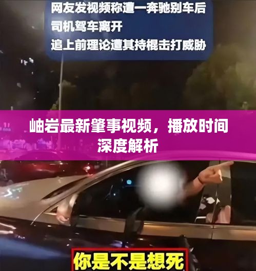 岫岩最新肇事视频,播放时间深度解析