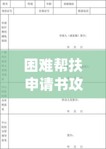 困难帮扶申请书攻略，如何利用百度高效申请援助？
