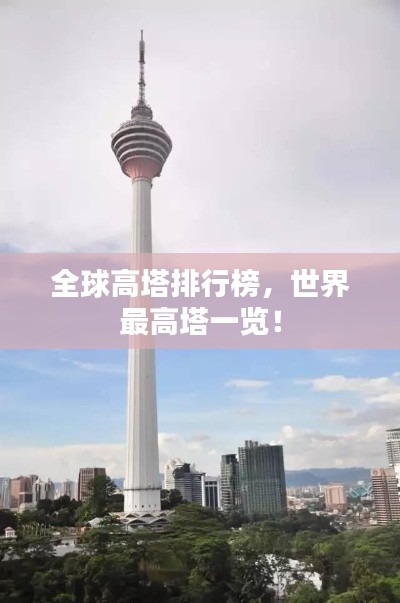 全球高塔排行榜,世界最高塔一览!