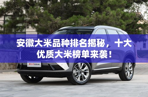安徽大米品种排名揭秘,十大优质大米榜单来袭!