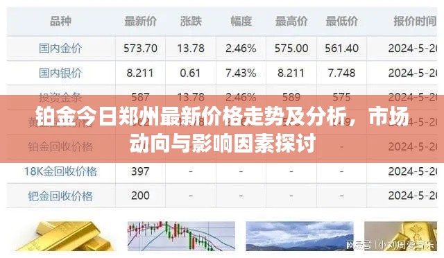 铂金今日郑州最新价格走势及分析,市场动向与影响因素探讨