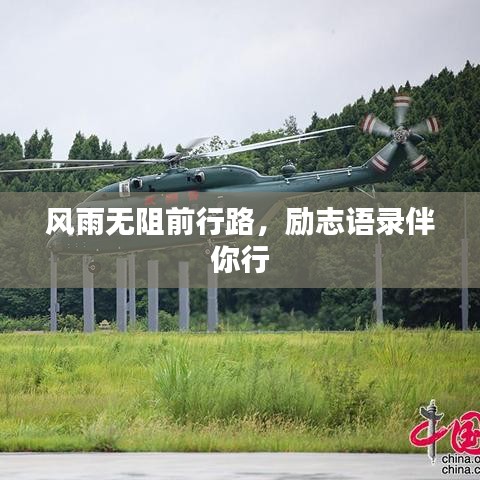 风雨无阻前行路,励志语录伴你行